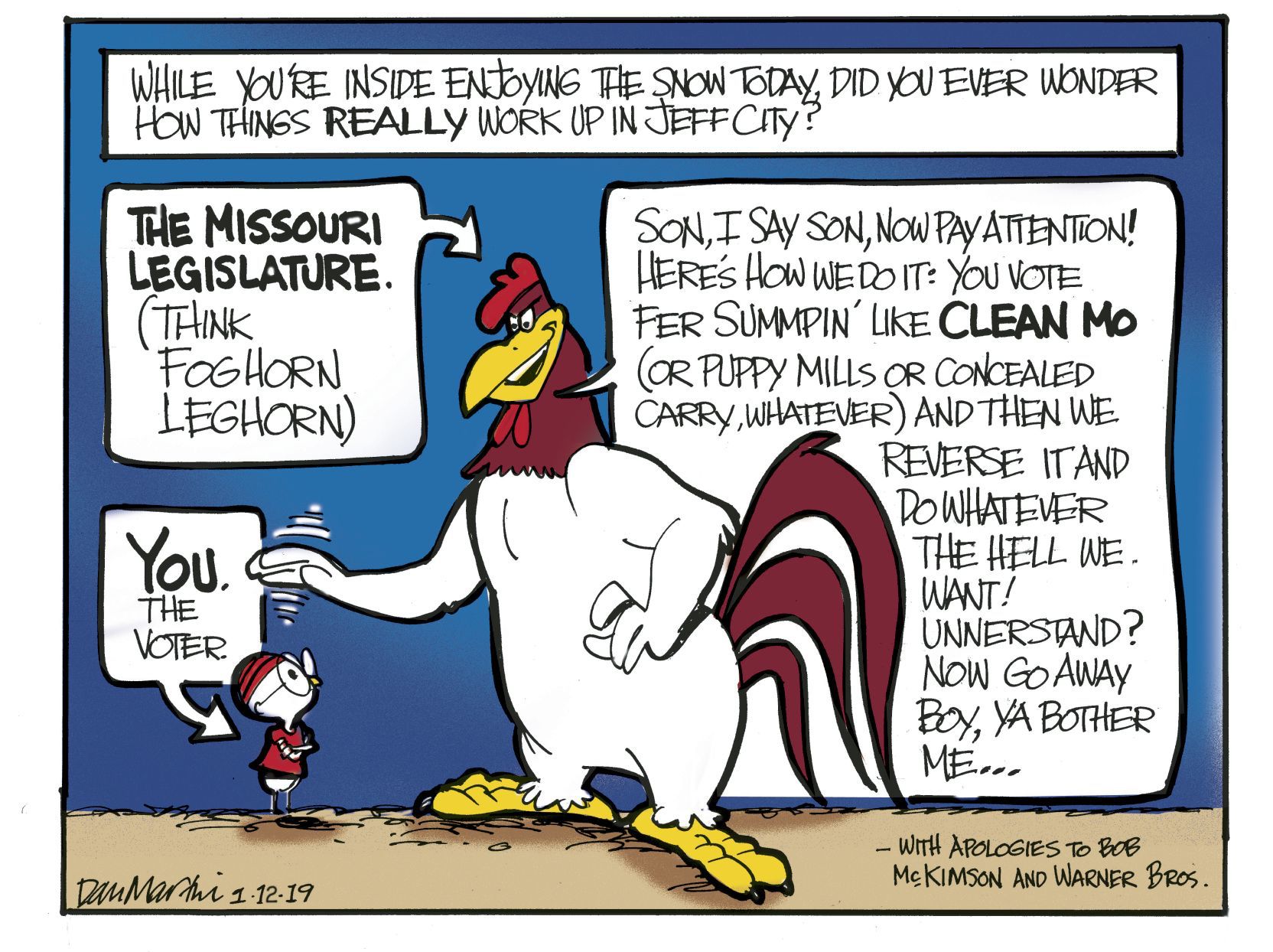 Postcard from Mound City, Jan. 12, 2019